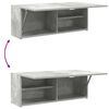 vidaXL Väggskåp för badrum betonggrå 80x25x30 cm konstruerat trä