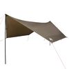 vidaXL Tarp brun 462x306x211 cm vattent&auml;t