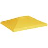 vidaXL Paviljongtak 270 g/m&sup2; 4x3 m gul