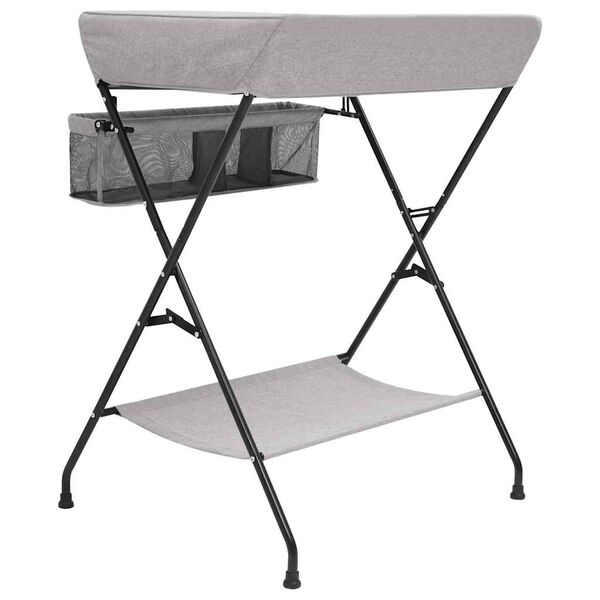 vidaXL Sk&ouml;tbord ljusgr&aring; j&auml;rn