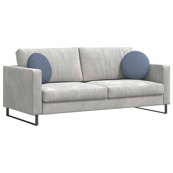 vidaXL Sittkuddar 2 pcs Bl&aring; &Oslash; 40 cm Kordread tyg