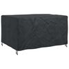 vidaXL M&ouml;bel&ouml;verdrag Enf&auml;rgad Svart 180 x 150 x 85 cm 210D