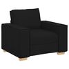 vidaXL Soffa svart 100x78x84 cm tyg