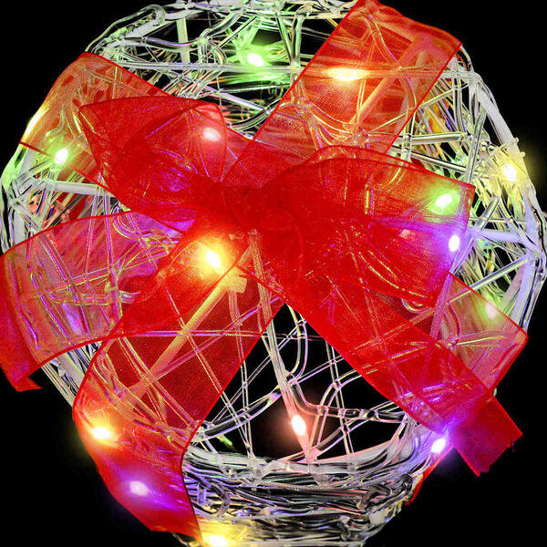 vidaXL Dekor av Gåva Box 3 pcs färgstark 20 x 20 x 21 cm Akryl