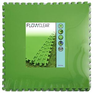 Bestway Golvskydd Flowclear 9 st gr&ouml;n 5,47 m&sup2;