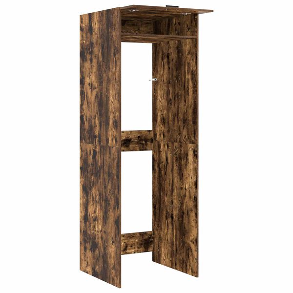 vidaXL Tv&auml;ttmaskinskabinet med d&ouml;rr 2 pcs R&ouml;kt ek 67,5 x 68 x 200 cm