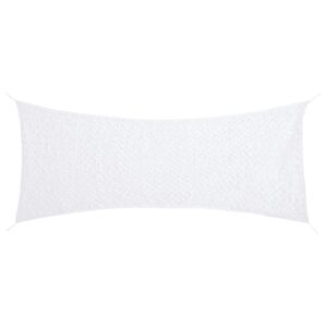 vidaXL Camouflagen&auml;t med f&ouml;rvaringsv&auml;ska 312x140 cm vit