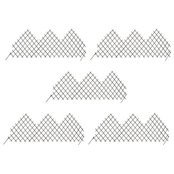 vidaXL Spaljéstaket 5 st 170x75 cm pil