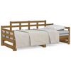 vidaXL B&auml;ddsoffa honungsbrun massiv furu 2x(90x190) cm