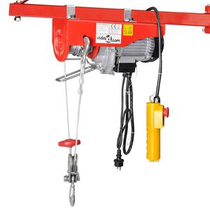vidaXL Elektrisk vinsch 1300 W 400/800 kg