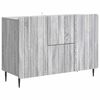 vidaXL Sideboard Gr&aring; sonoma-ek 89 x 34,5 x 62 cm Konstruerat tr&auml;