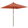 vidaXL Parasoll med tr&auml;st&aring;ng 198x198x231 cm terrakotta