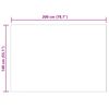 vidaXL Fusk Skinnmatta Tafalla Vit 140 x 200 cm Polyester