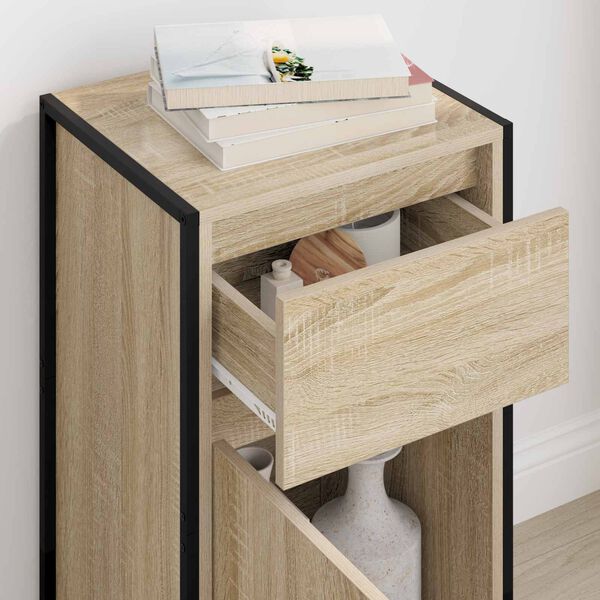 vidaXL Sideboard med l&aring;da Sonoma 81 x 36 x 150.5 cm Konstruerat tr&auml;