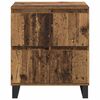 vidaXL Sideboard 2 pcs Gammalt tr&auml; 60 x 35 x 70 cm