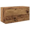 vidaXL V&auml;ggsk&aring;p f&ouml;r badrum &aring;ldrat tr&auml; 60x25x30 cm konstruerat tr&auml;