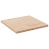 vidaXL Bordsskiva 60x60x2,5 cm massiv furu fyrkantig