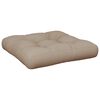vidaXL Palldyna taupe 50x50x12 cm tyg