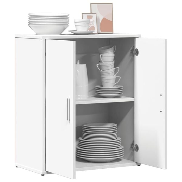 vidaXL Sk&auml;nk vit 60x31x70 cm konstruerat tr&auml;