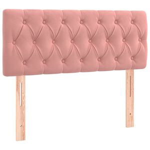 vidaXL S&auml;nggavel rosa 90x7x78/88 cm sammet