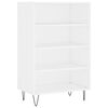 vidaXL H&ouml;gsk&aring;p vit 57x35x90 cm konstruerat tr&auml;