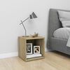 vidaXL TV-b&auml;nk sonoma-ek 37x35x37 cm konstruerat tr&auml;