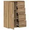 vidaXL Sideboard Artisan Ek 60 x 31 x 84 cm Konstruerat tr&auml;