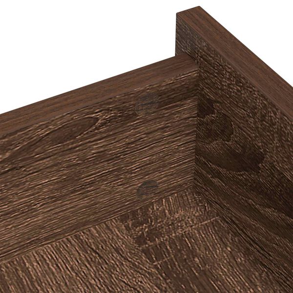 vidaXL Sj&auml;lvh&auml;ftande skruvomslag 2 pcs Brun Ek &Oslash; 20 x 0,5 mm