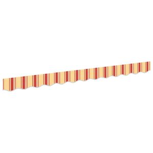vidaXL Markiskappa Ers&auml;ttning Gul och Orange 230 x 20 cm Polyester