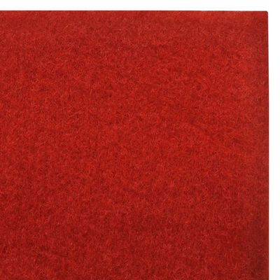 vidaXL Röda mattan 1 x 5 m extra tung 400 g/m2