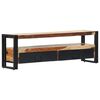 vidaXL TV-b&auml;nk 120x30x40 cm massivt sheshamtr&auml;