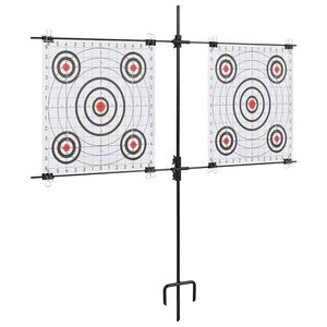 vidaXL M&aring;ltavla med stativ och papper 78x76 cm st&aring;l