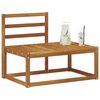 vidaXL Modulsoffa utomhus Naturf&auml;rg 91 x 63 x 73 cm Massivt Akaciatr&auml;