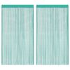 vidaXL Str&auml;nggardiner 2 st turkos 100x250 cm