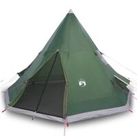 vidaXL Tipi-tält 4 personer grön vattentätt