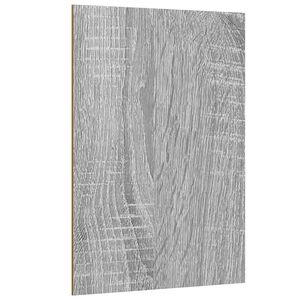 vidaXL Dekorpaneler 12 st Gr&aring; Sonoma 15 x 21 x 0,27 cm Konstruerat tr&auml;