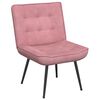 vidaXL Vilstol rosa 64x74x84 cm sammet