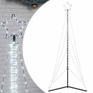 vidaXL LED julgran 483 LED kallvit 240 cm