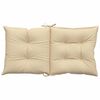 vidaXL Stolsdynor 4 st beige 100x50x7 cm tyg