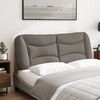 vidaXL Headboard Cushion "Hvar" Taupe 120 cm Fabric