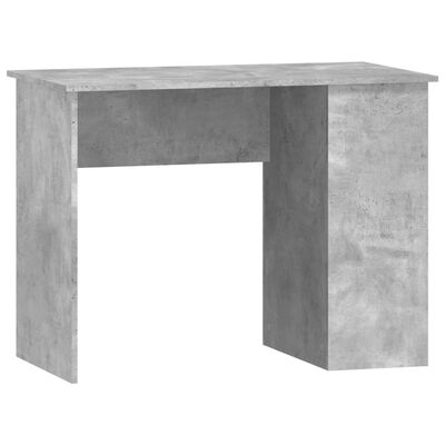 vidaXL Skrivbord betonggrå 100x55x75 cm konstruerat trä