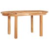 vidaXL Soffbord 90x50x45 cm massiv teak