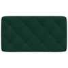 vidaXL Headboard Cushion Dark Green 80 cm Velvet