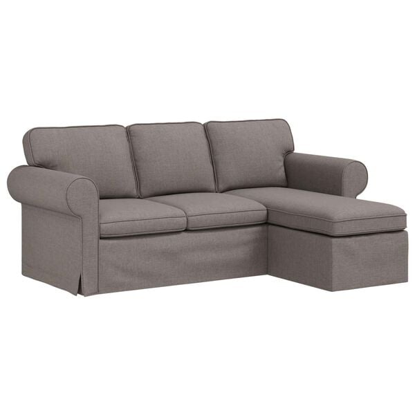 vidaXL Soffa Taupe