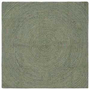 vidaXL Omr&aring;desmattor Olivgr&ouml;n 160 x 160 cm Jute