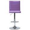 vidaXL Barstol lila konstl&auml;der