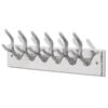 vidaXL Kl&auml;dkrokar av aluminium Hatt/slips Silver