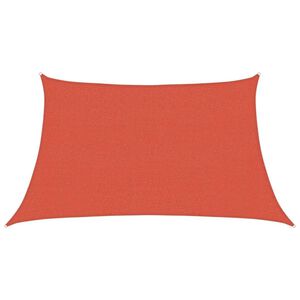 vidaXL Solsegel 160 g/m&sup2; terrakotta 3/4x2 m HDPE