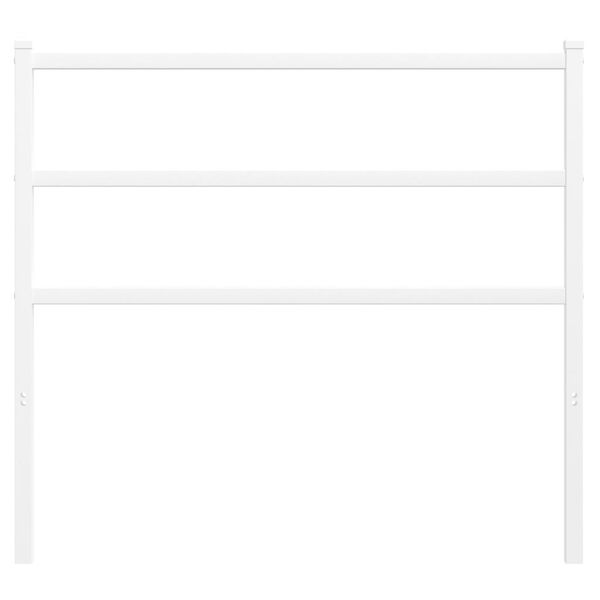 vidaXL Ers&auml;ttningsgavel metall vit 100 cm