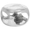 vidaXL Soffbord aluminium 50x50x30 cm silver